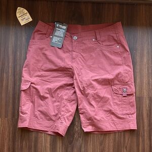 Splash Women's Cargo Shorts in Brick Red